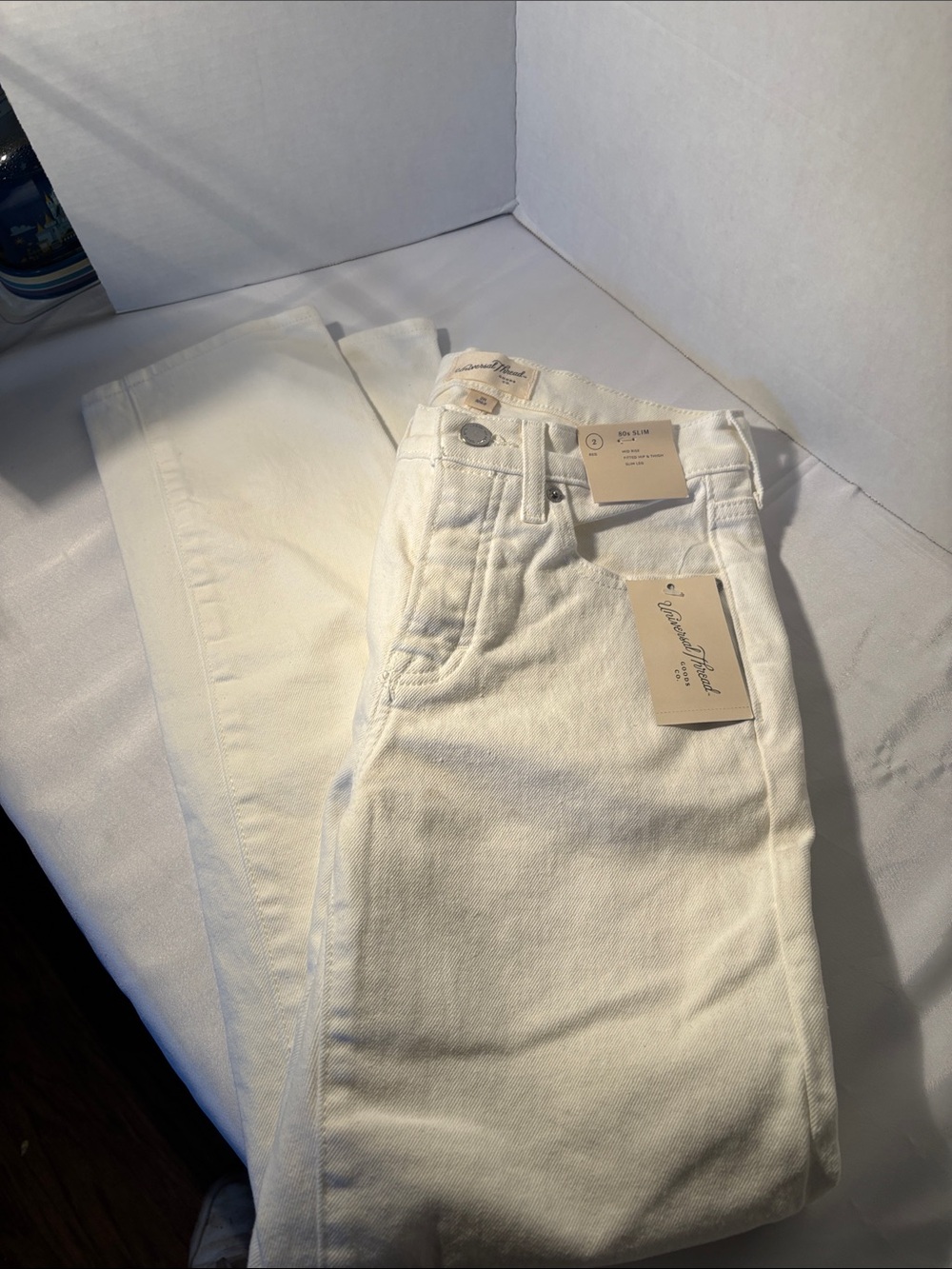 White High-Rise Women's Jeans